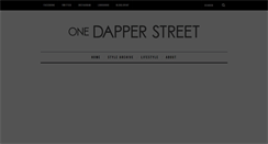 Desktop Screenshot of onedapperstreet.com